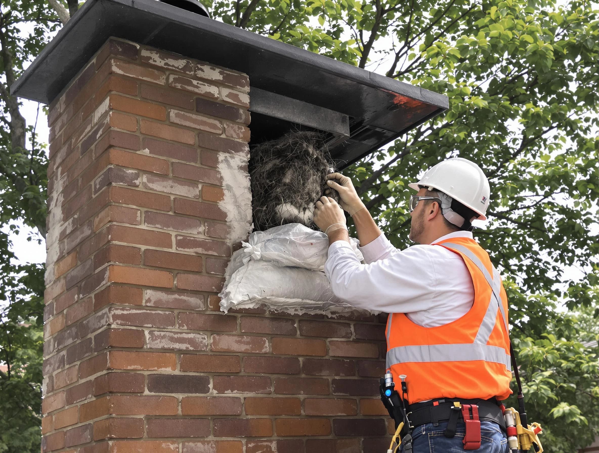 Humane removal of debris and animals by Alabaster Chimney Sweep in Alabaster, AL