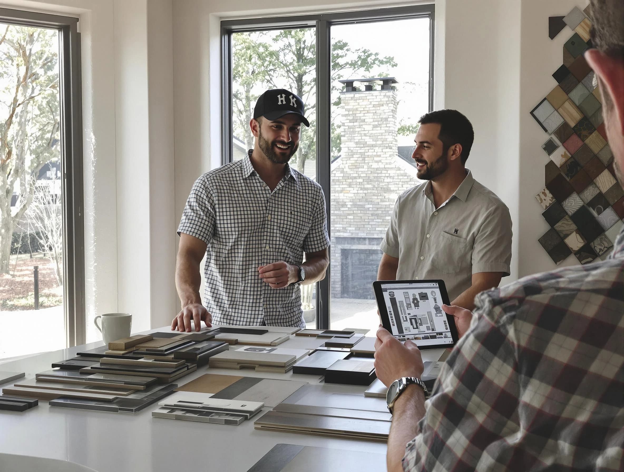 Alabaster Chimney Sweep remodeling a chimney and fireplace in Alabaster, AL