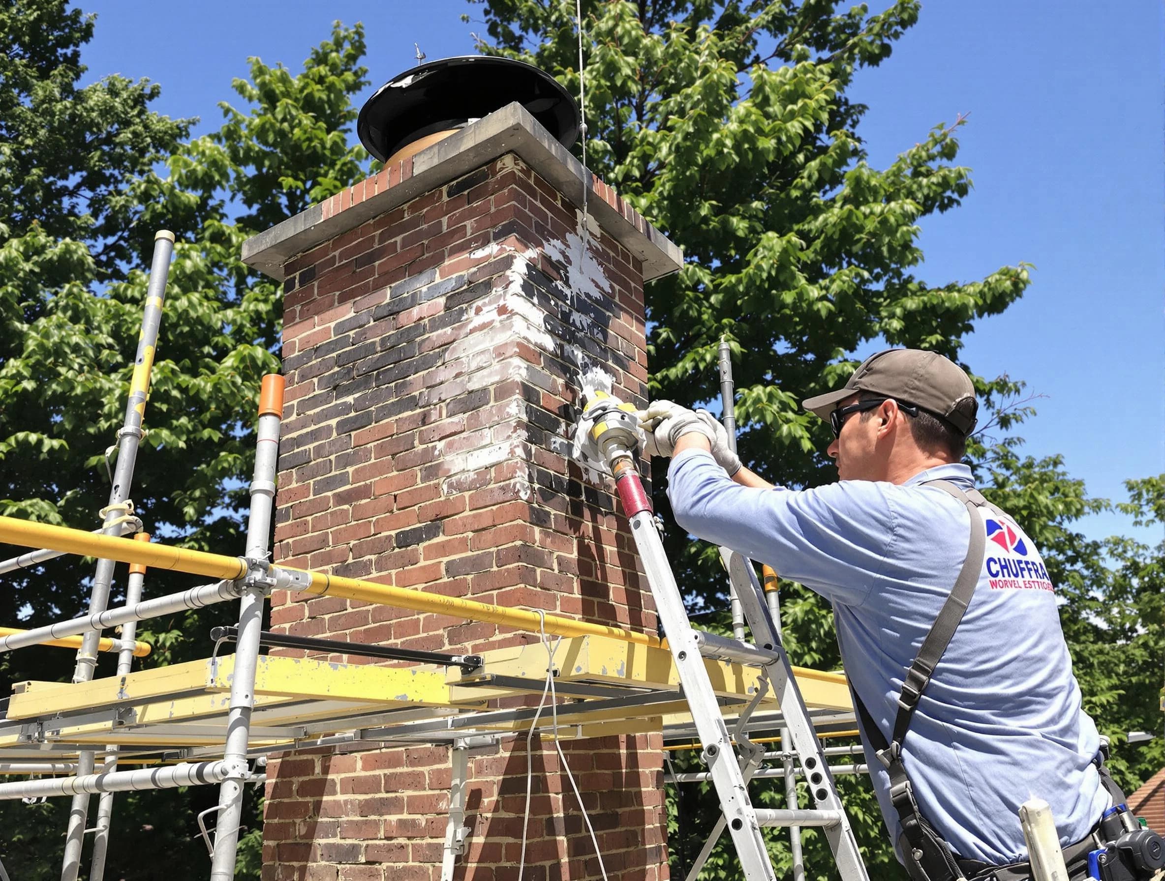 Structural chimney repair by Alabaster Chimney Sweep in Alabaster, AL
