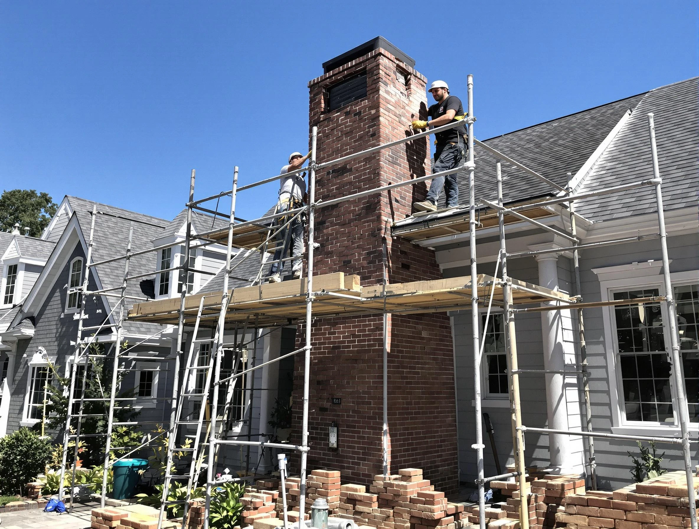 Chimney Rebuilding in Alabaster