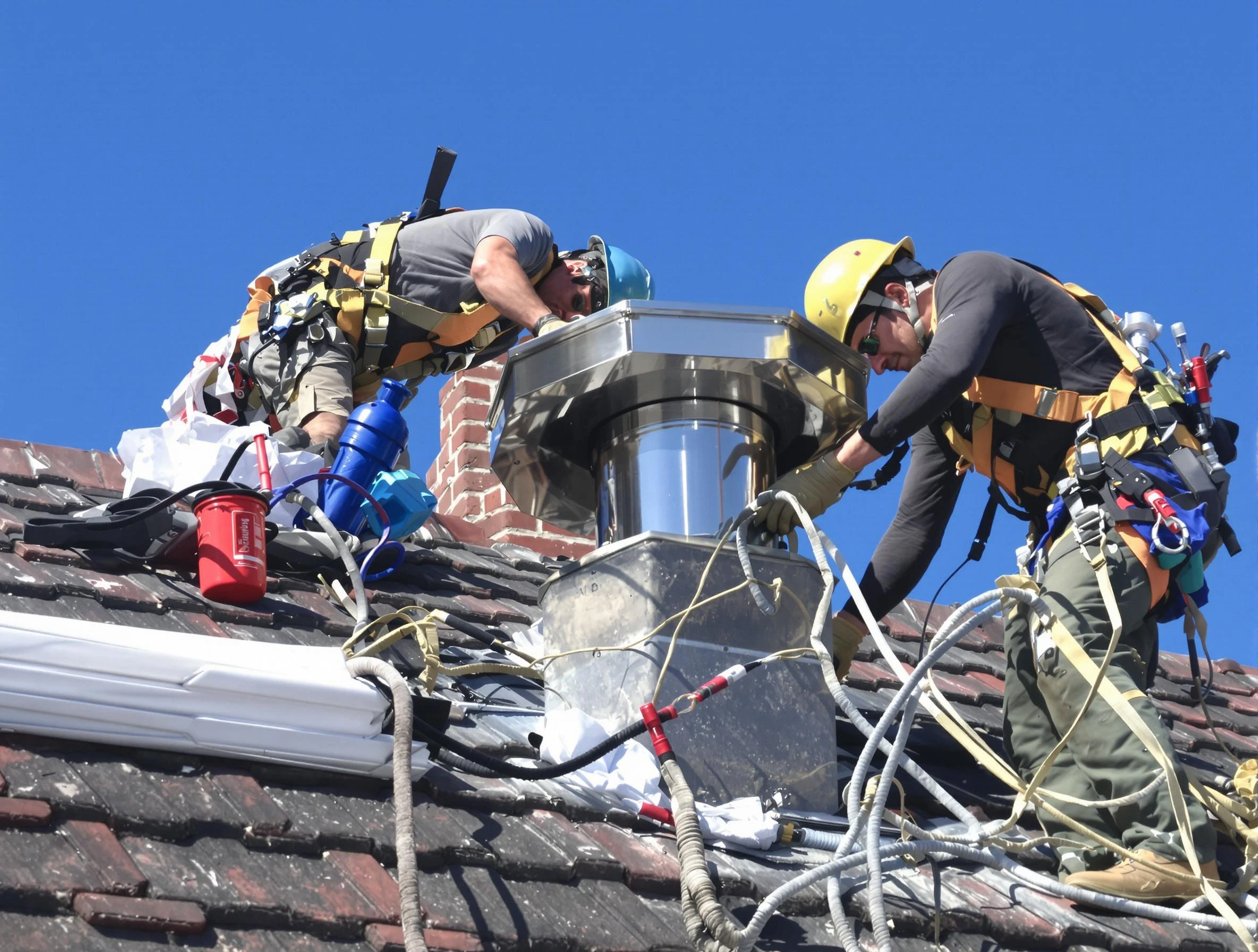 Protective chimney cap installed by Alabaster Chimney Sweep in Alabaster, AL