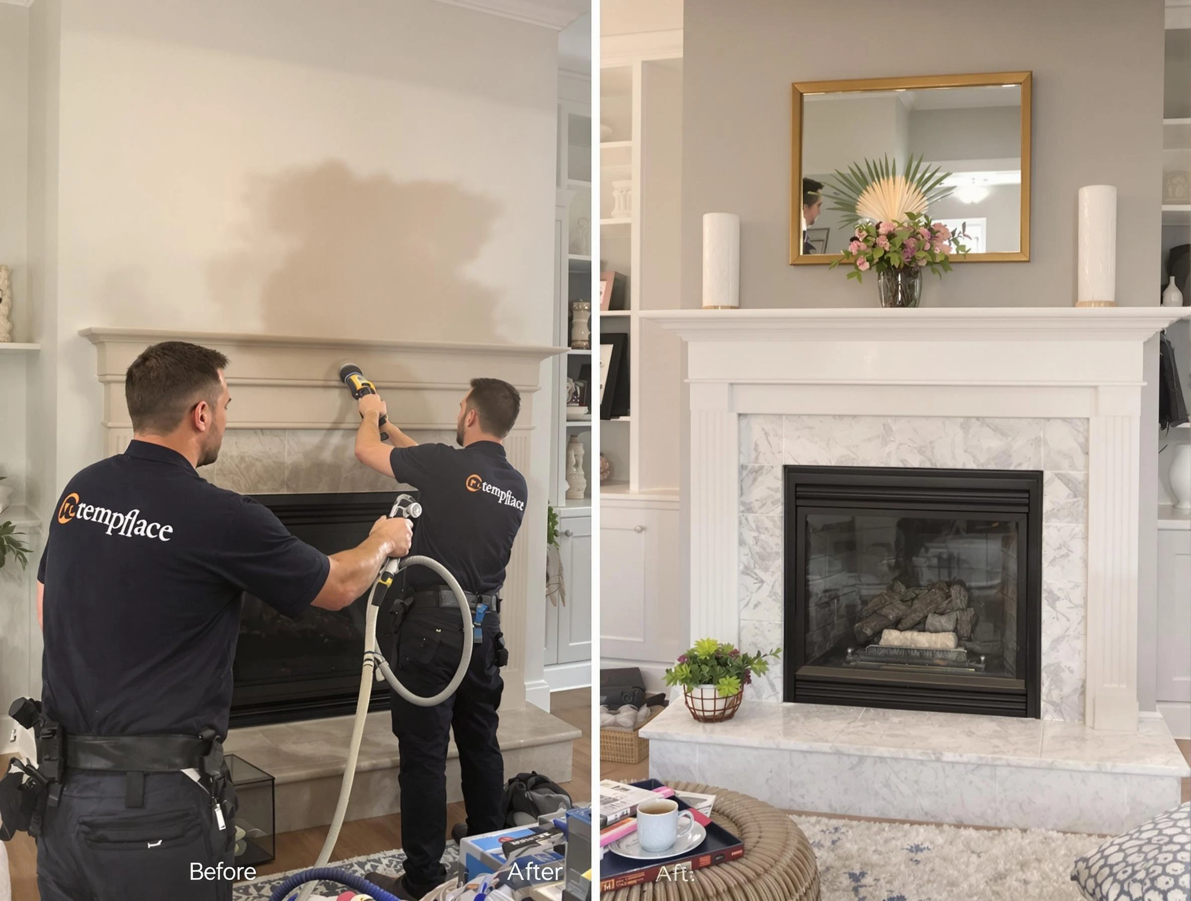 Professional soot removal by Alabaster Chimney Sweep team in Alabaster, AL